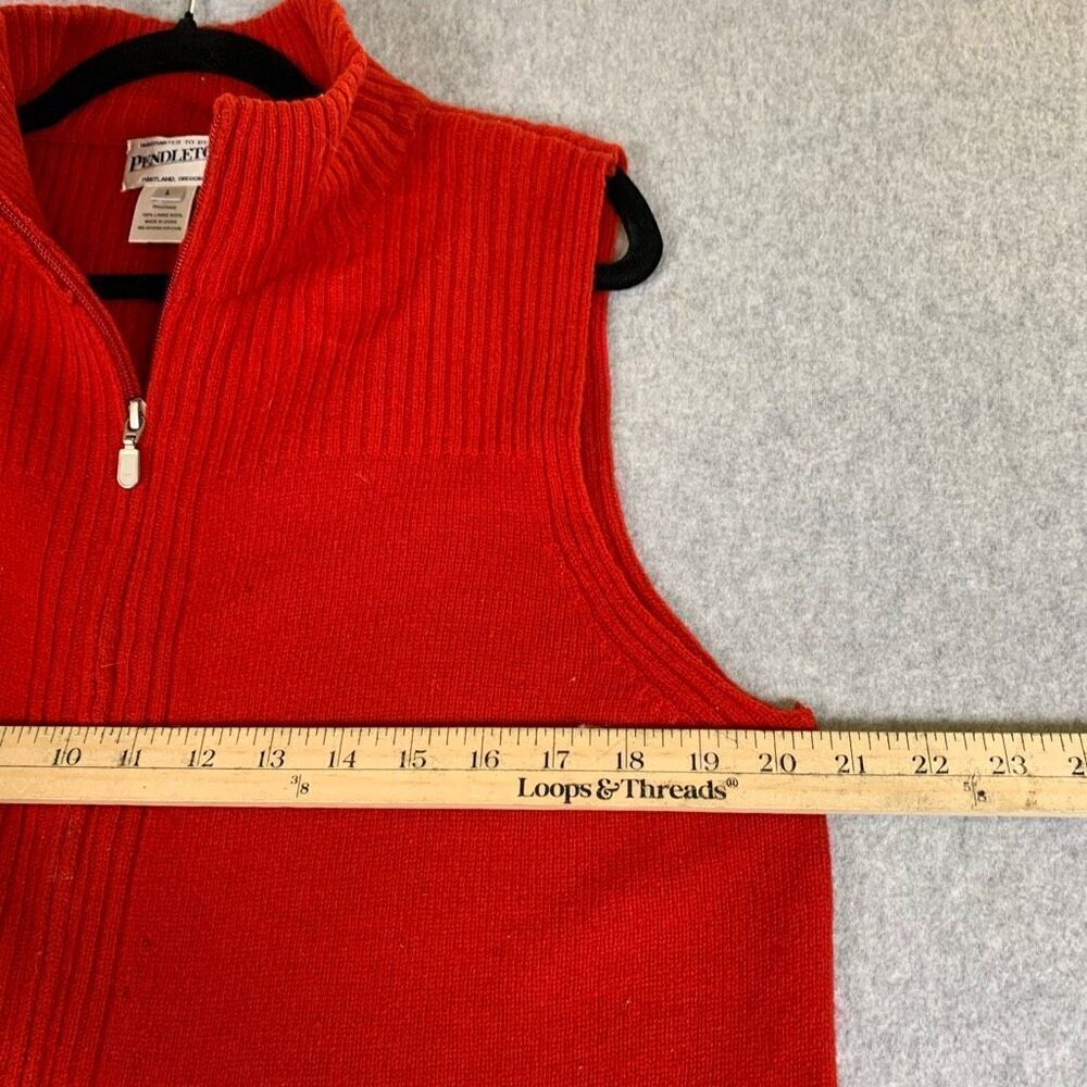 Pendleton Womens Size Large 100% Lambs Wool Sweat… - image 7